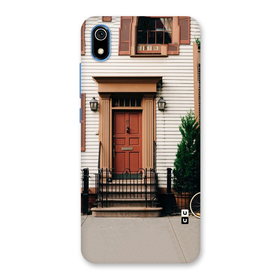 Pretty Orange Door Back Case for Redmi 7A