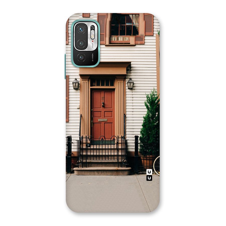 Pretty Orange Door Back Case for Redmi Note 10T 5G