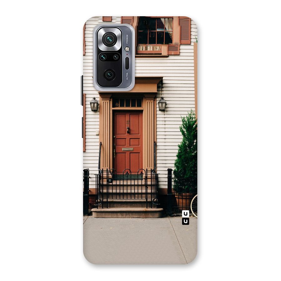 Pretty Orange Door Back Case for Redmi Note 10 Pro