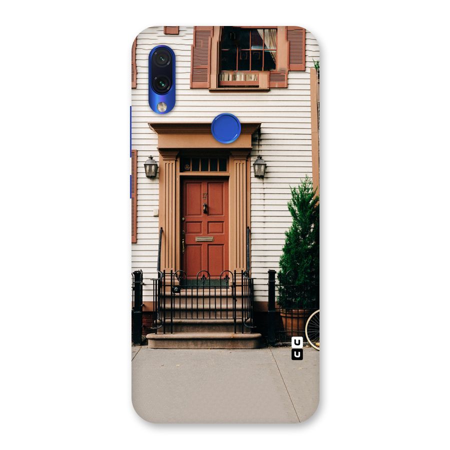 Pretty Orange Door Back Case for Redmi Note 7
