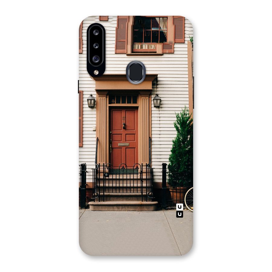Pretty Orange Door Back Case for Samsung Galaxy A20s