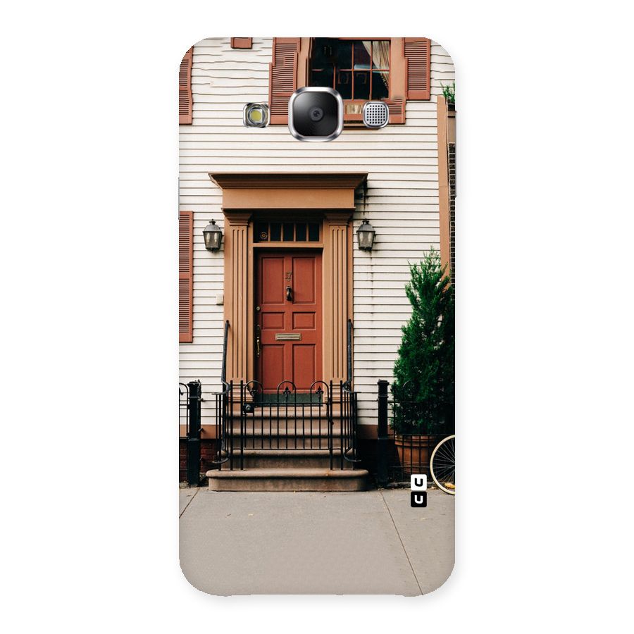 Pretty Orange Door Back Case for Samsung Galaxy E5