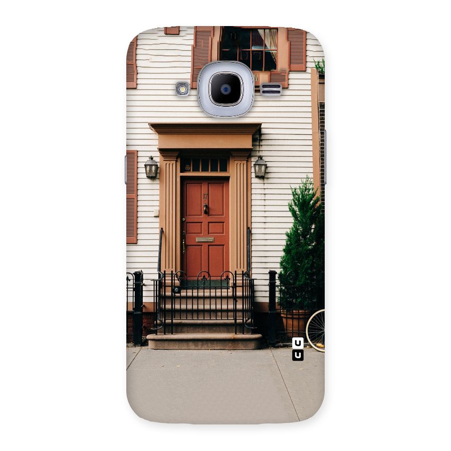 Pretty Orange Door Back Case for Samsung Galaxy J2 Pro