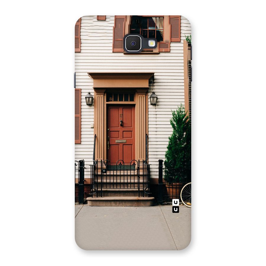Pretty Orange Door Back Case for Samsung Galaxy J7 Prime