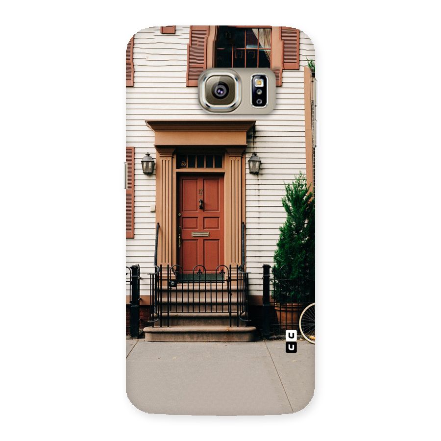 Pretty Orange Door Back Case for Samsung Galaxy S6 Edge