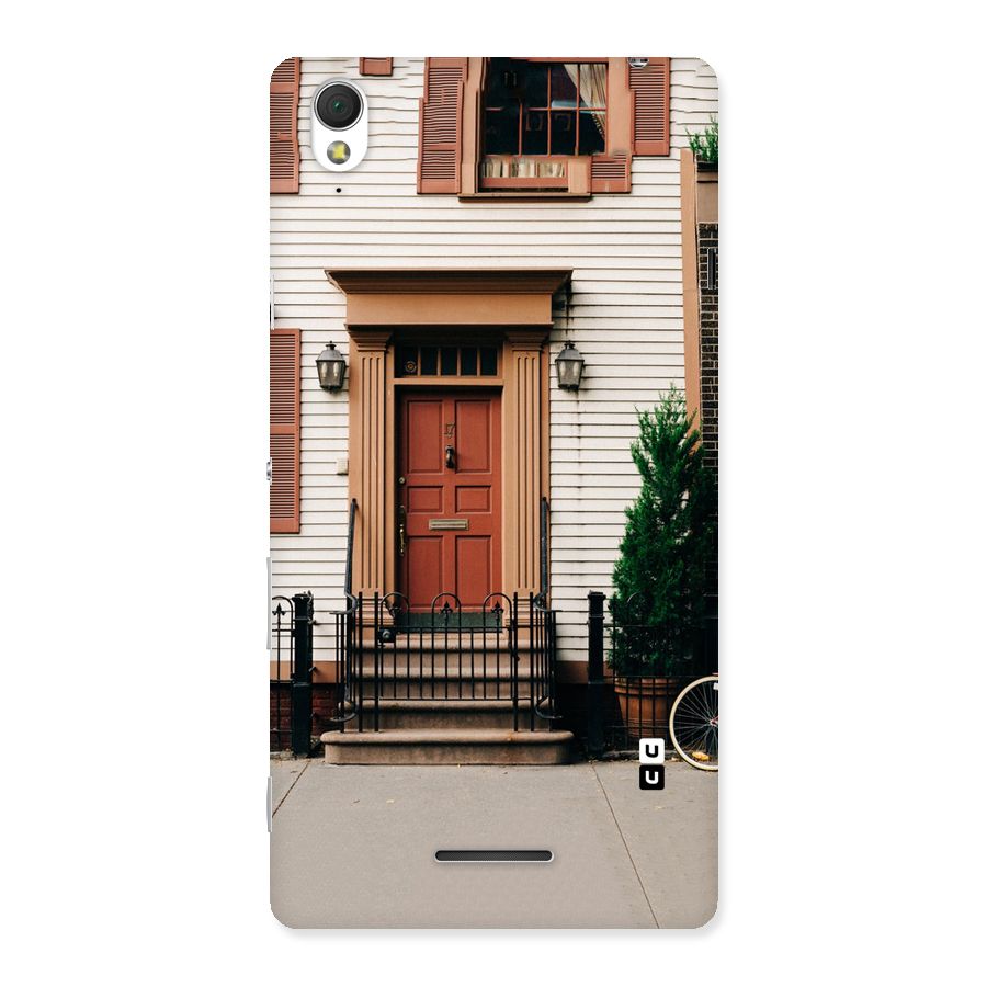 Pretty Orange Door Back Case for Sony Xperia T3