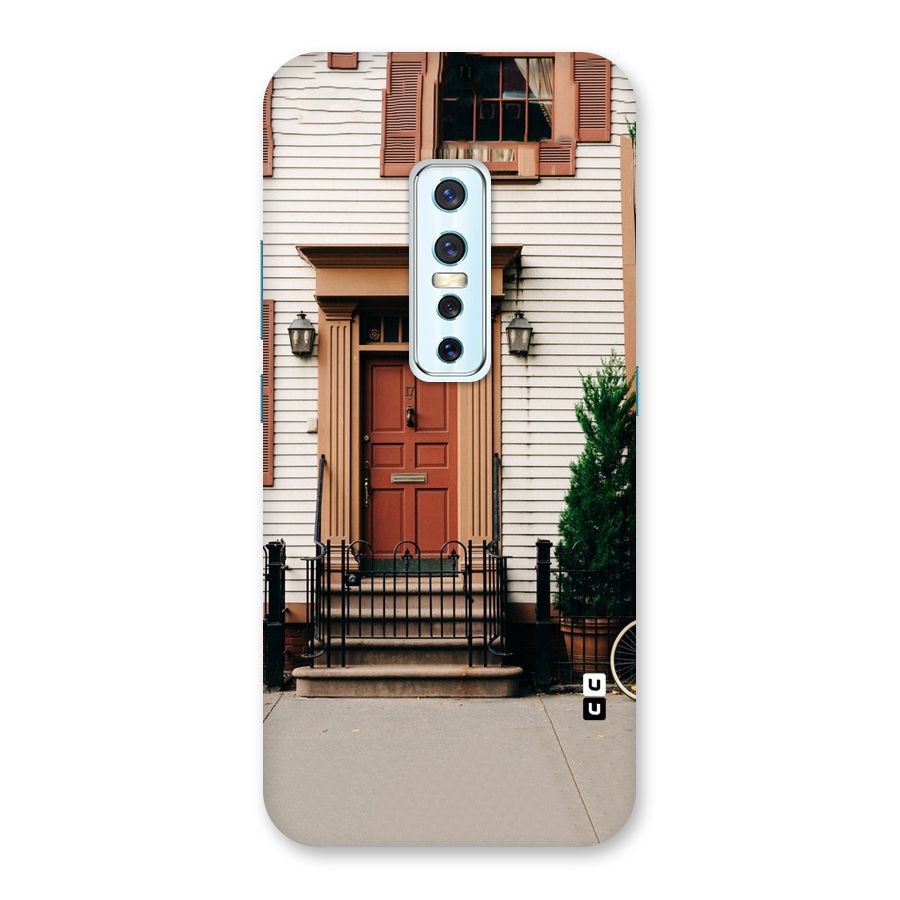Pretty Orange Door Back Case for Vivo V17 Pro