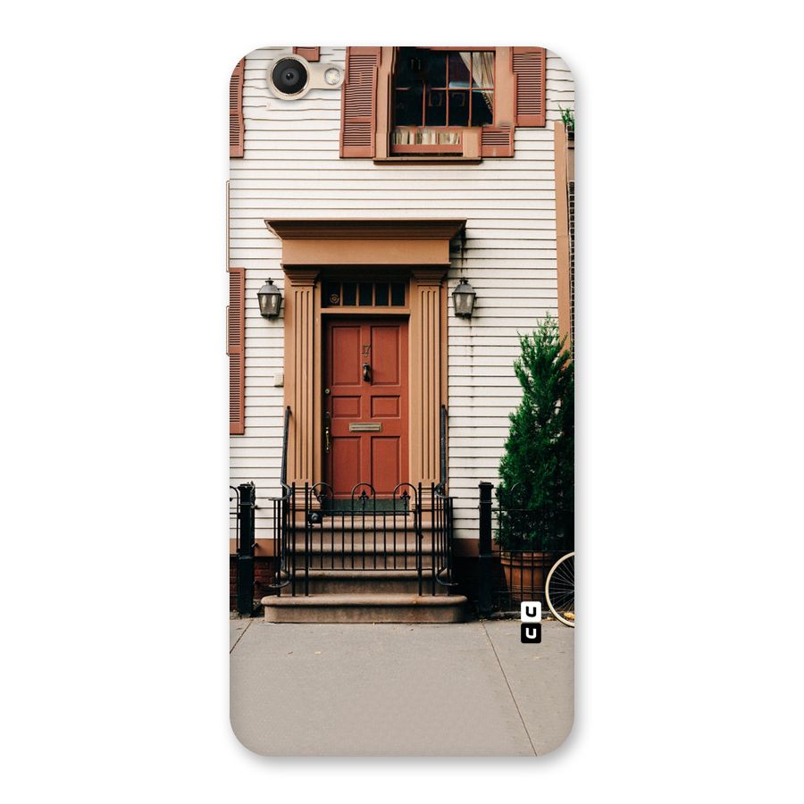 Pretty Orange Door Back Case for Vivo V5