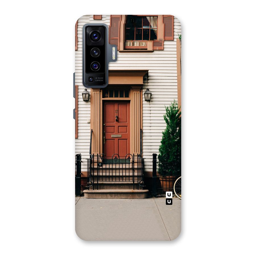 Pretty Orange Door Back Case for Vivo X50