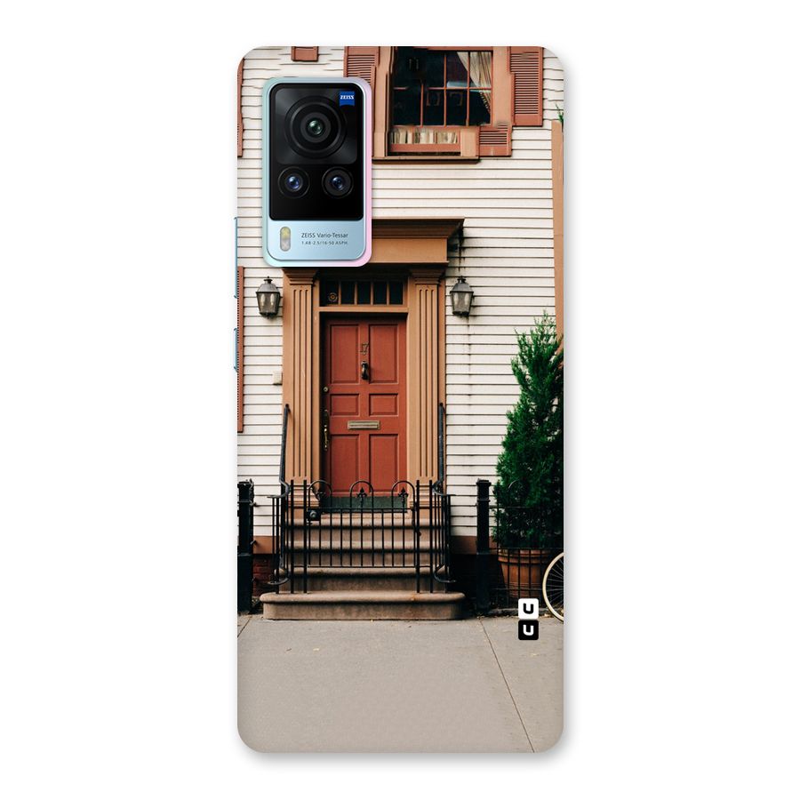 Pretty Orange Door Back Case for Vivo X60 Pro