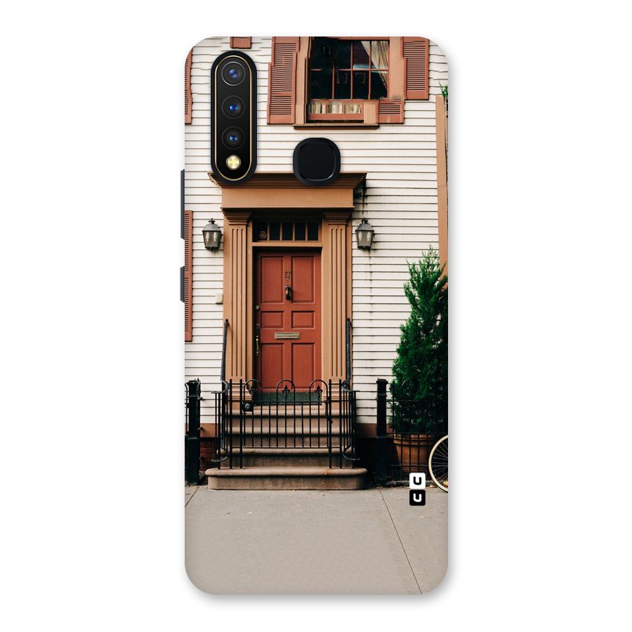 Pretty Orange Door Back Case for Vivo Y19