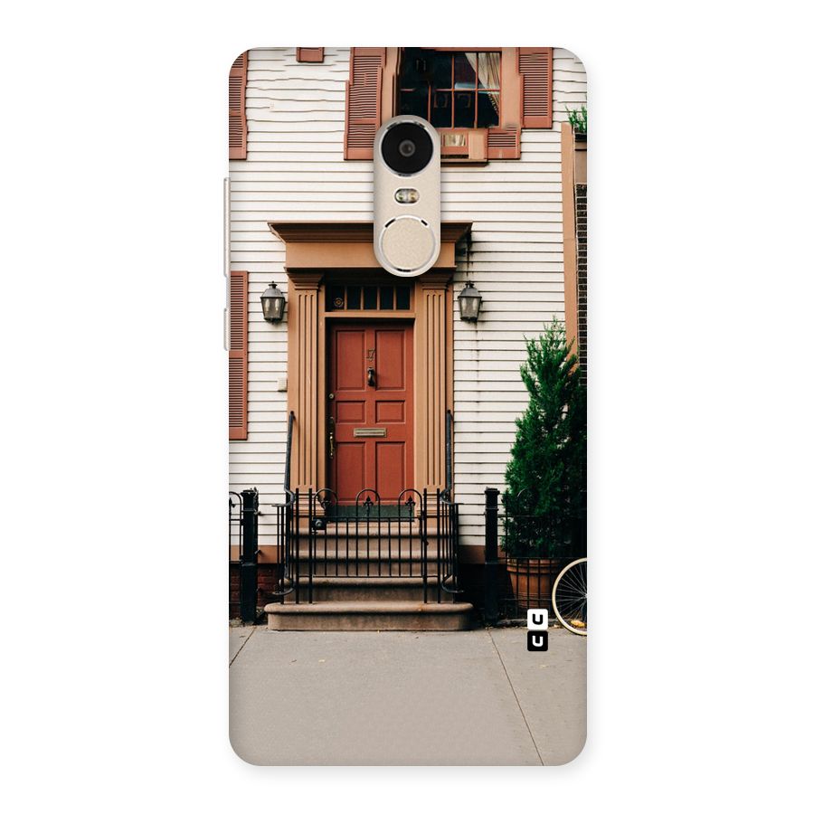 Pretty Orange Door Back Case for Xiaomi Redmi Note 4