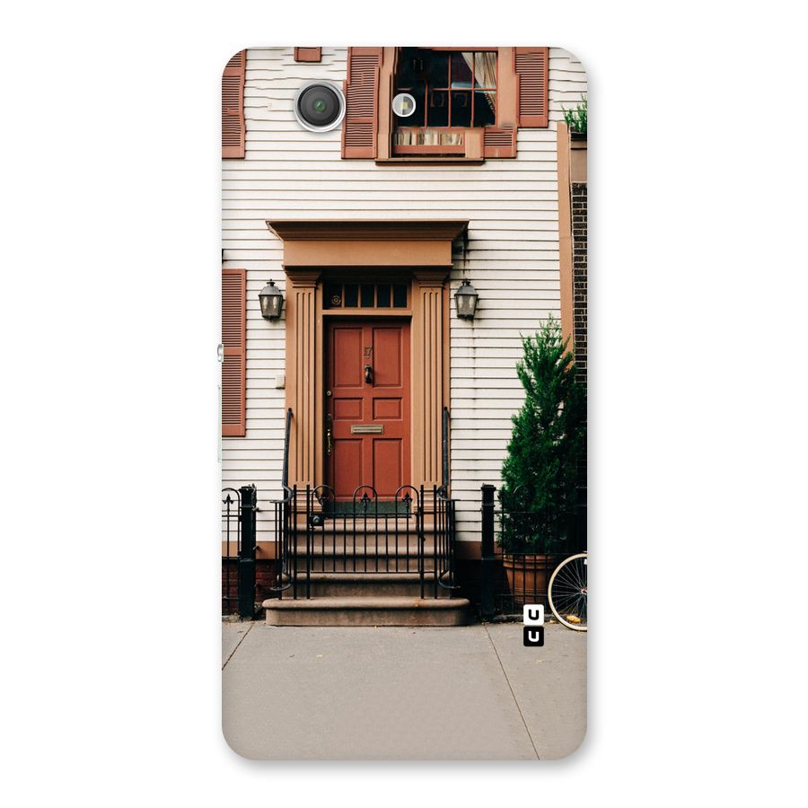 Pretty Orange Door Back Case for Xperia Z3 Compact