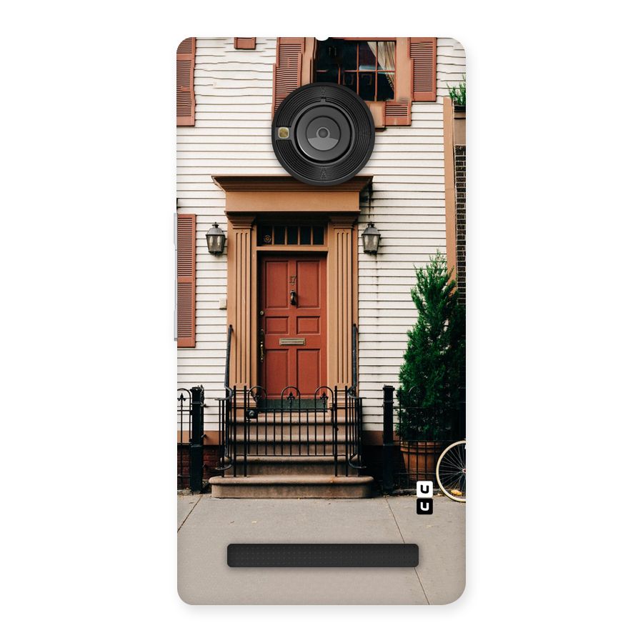 Pretty Orange Door Back Case for Yu Yuphoria