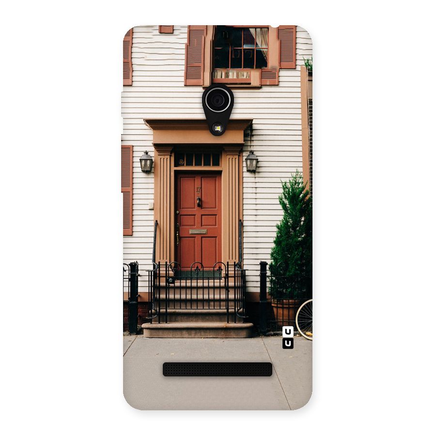 Pretty Orange Door Back Case for Zenfone 5