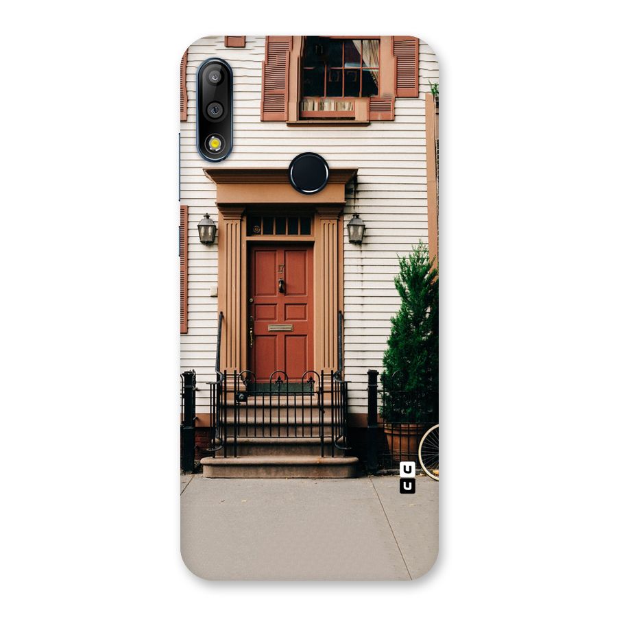 Pretty Orange Door Back Case for Zenfone Max Pro M2