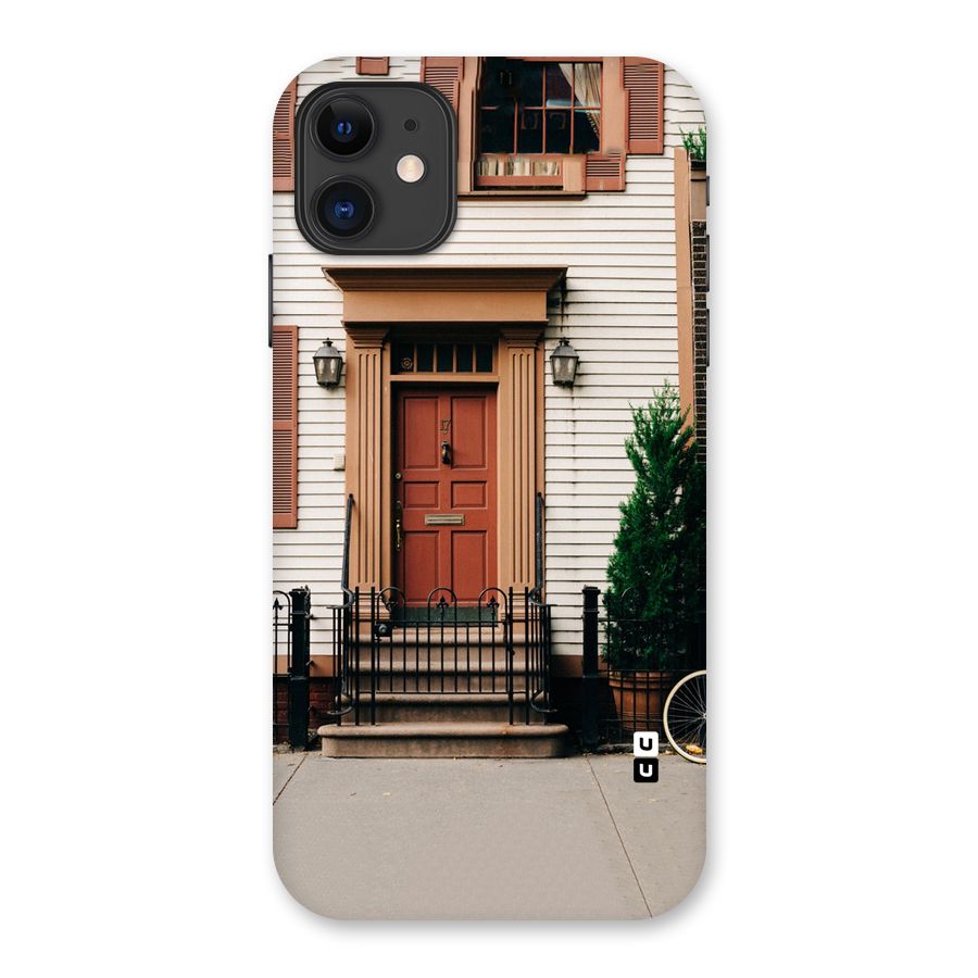 Pretty Orange Door Back Case for iPhone 11
