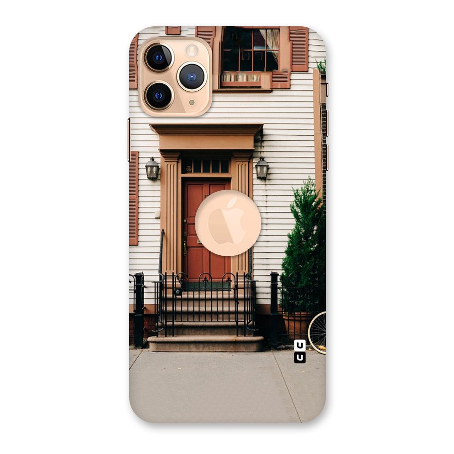 Pretty Orange Door Back Case for iPhone 11 Pro Max Logo Cut