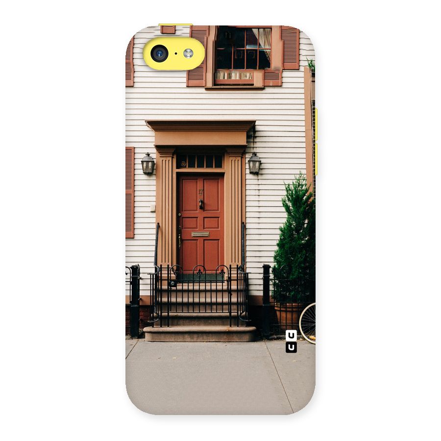 Pretty Orange Door Back Case for iPhone 5C