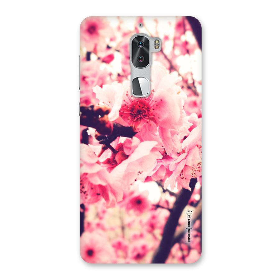 Pretty Pink Flowers Back Case for Coolpad Cool 1