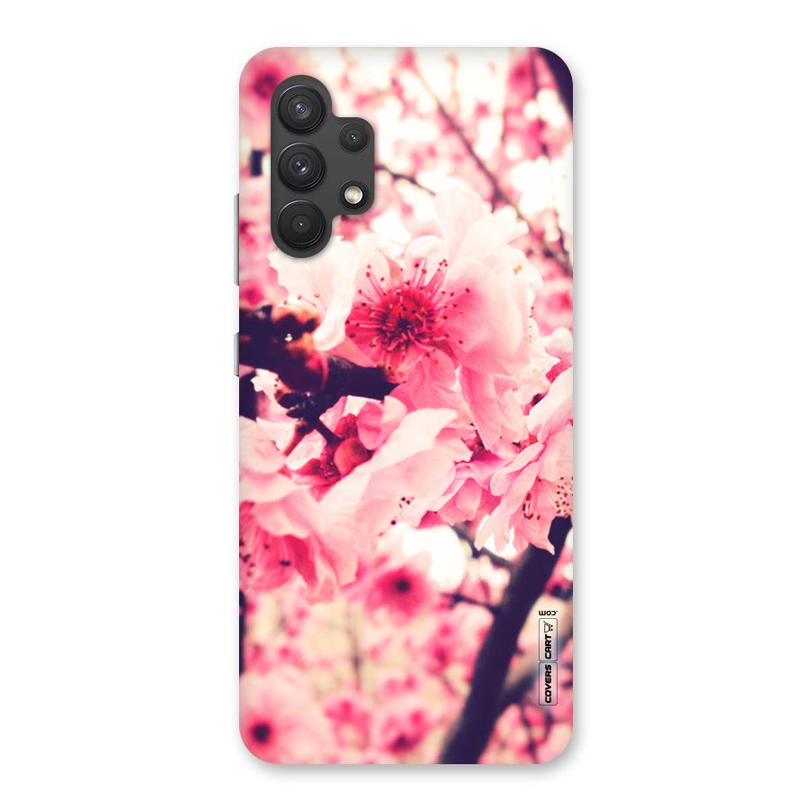 Pretty Pink Flowers Back Case for Galaxy A32