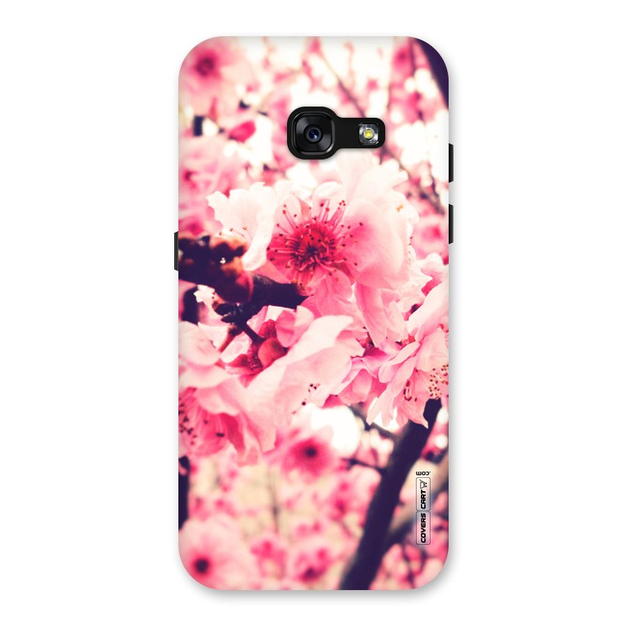 Pretty Pink Flowers Back Case for Galaxy A3 (2017)