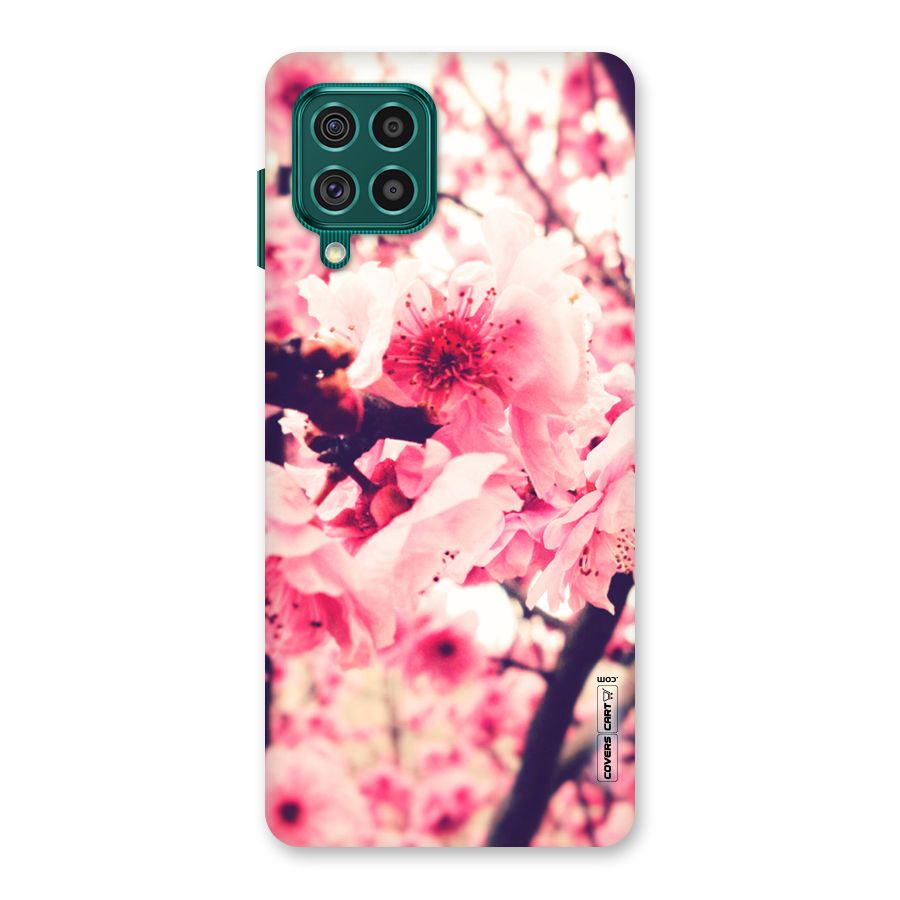 Pretty Pink Flowers Back Case for Galaxy F62