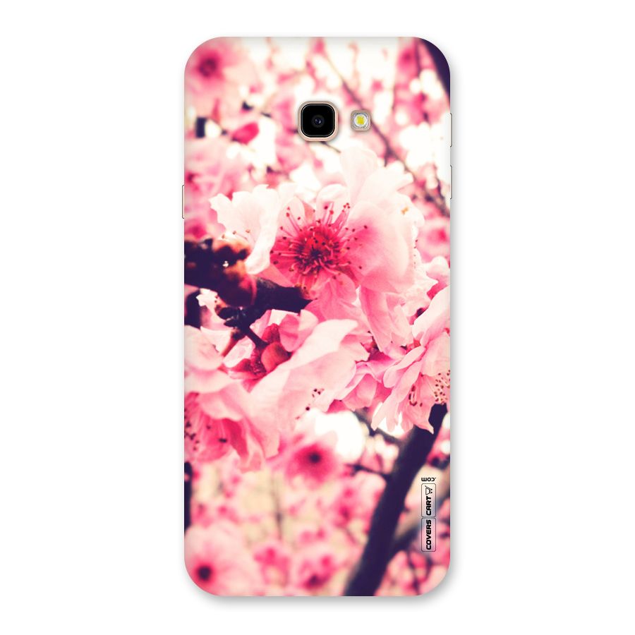Pretty Pink Flowers Back Case for Galaxy J4 Plus
