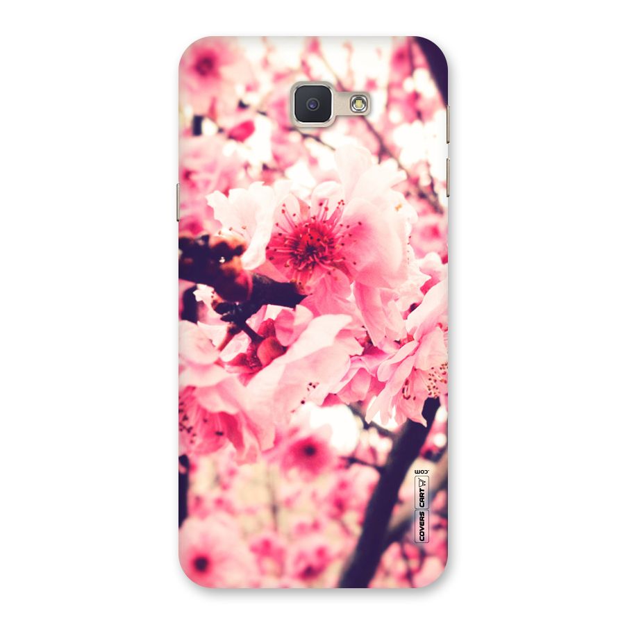 Pretty Pink Flowers Back Case for Galaxy J5 Prime