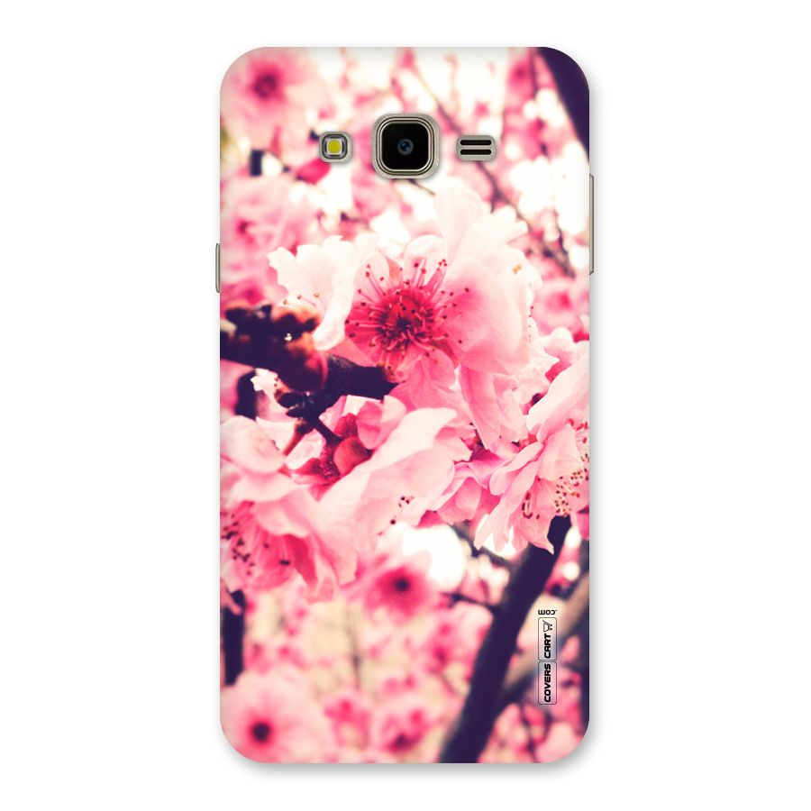 Pretty Pink Flowers Back Case for Galaxy J7 Nxt