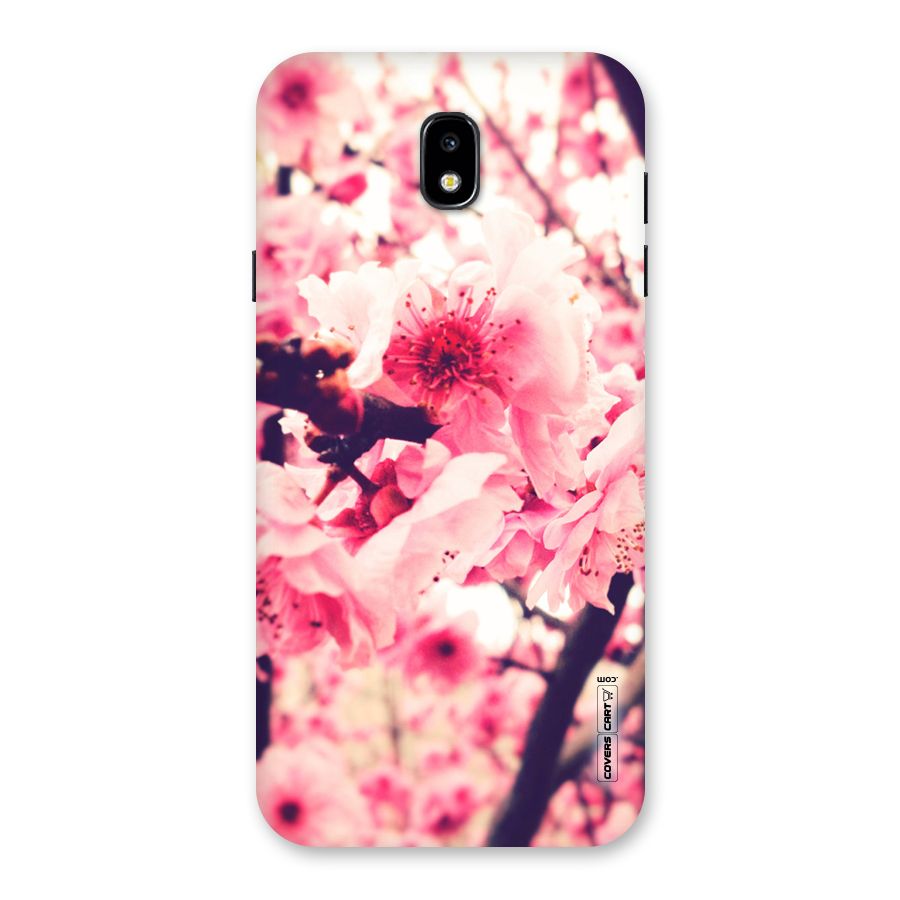 Pretty Pink Flowers Back Case for Galaxy J7 Pro