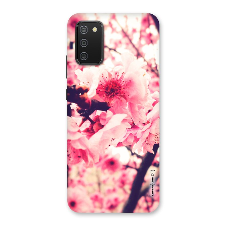 Pretty Pink Flowers Back Case for Galaxy M02s