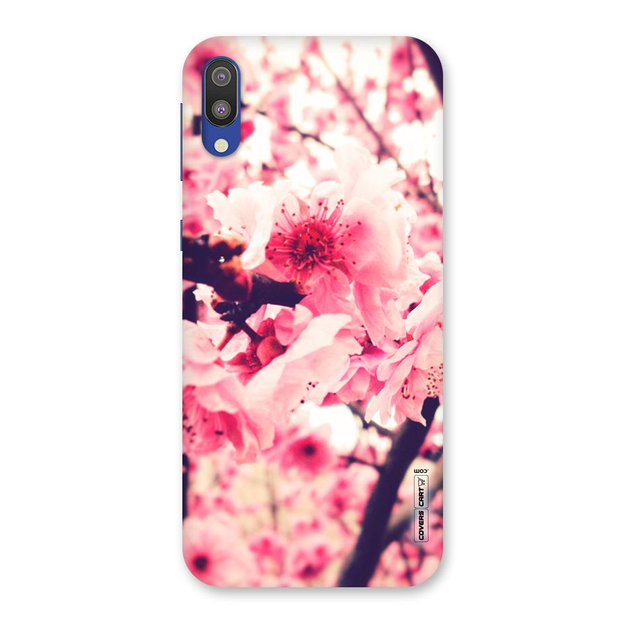 Pretty Pink Flowers Back Case for Galaxy M10