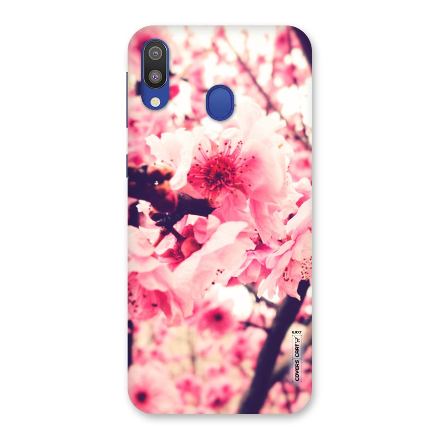 Pretty Pink Flowers Back Case for Galaxy M20