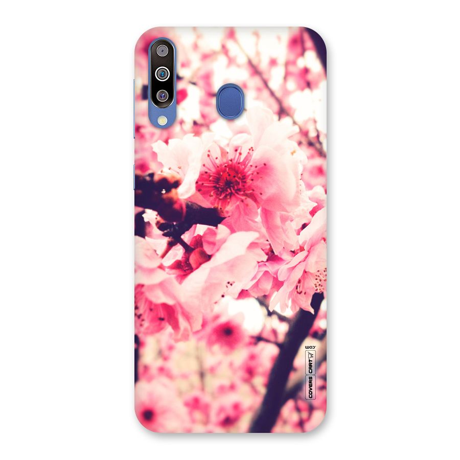 Pretty Pink Flowers Back Case for Galaxy M30
