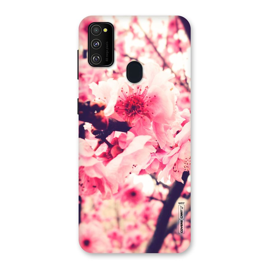 Pretty Pink Flowers Back Case for Galaxy M30s