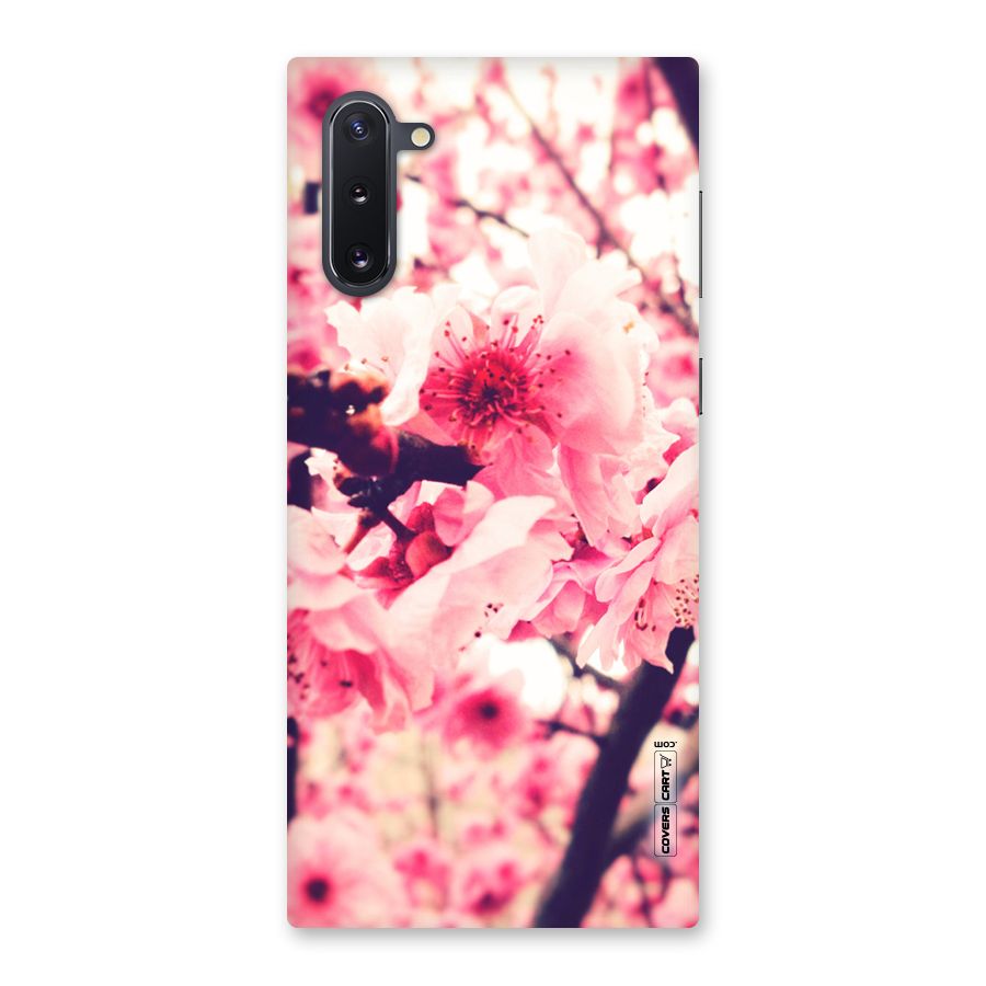 Pretty Pink Flowers Back Case for Galaxy Note 10