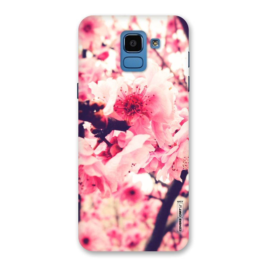 Pretty Pink Flowers Back Case for Galaxy On6