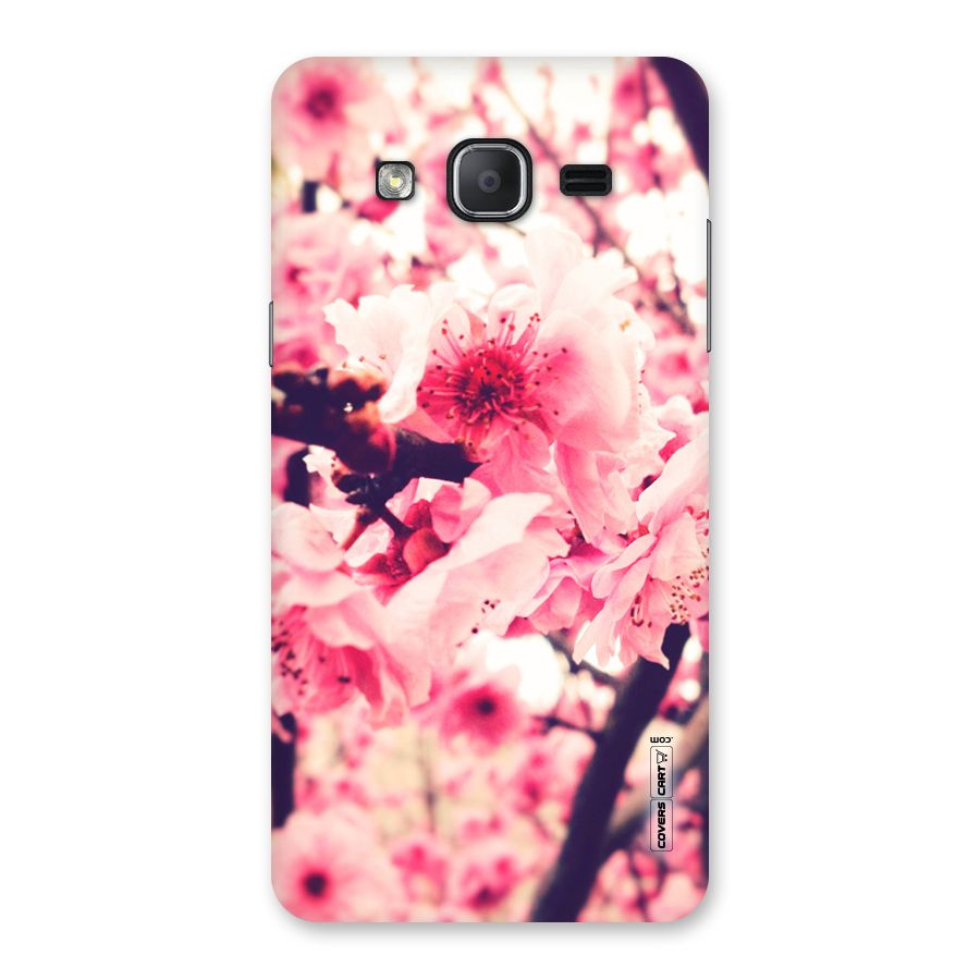 Pretty Pink Flowers Back Case for Galaxy On7 2015