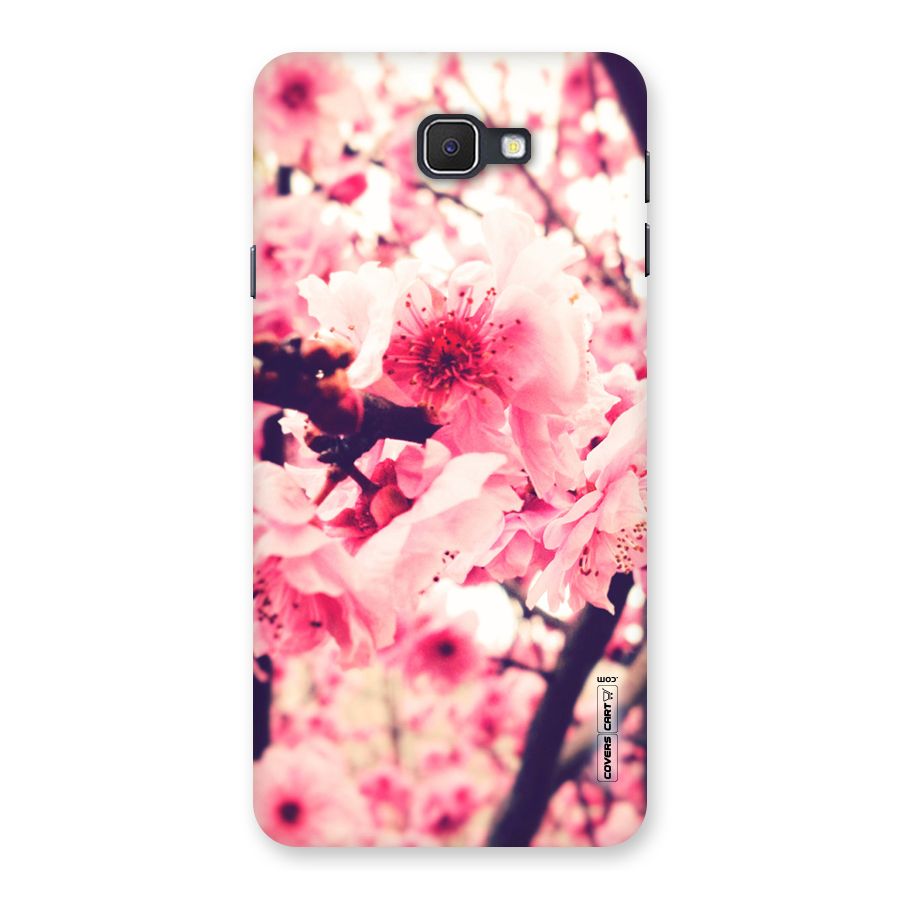 Pretty Pink Flowers Back Case for Galaxy On7 2016