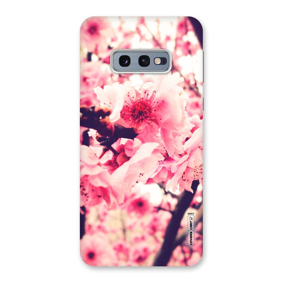 Pretty Pink Flowers Back Case for Galaxy S10e