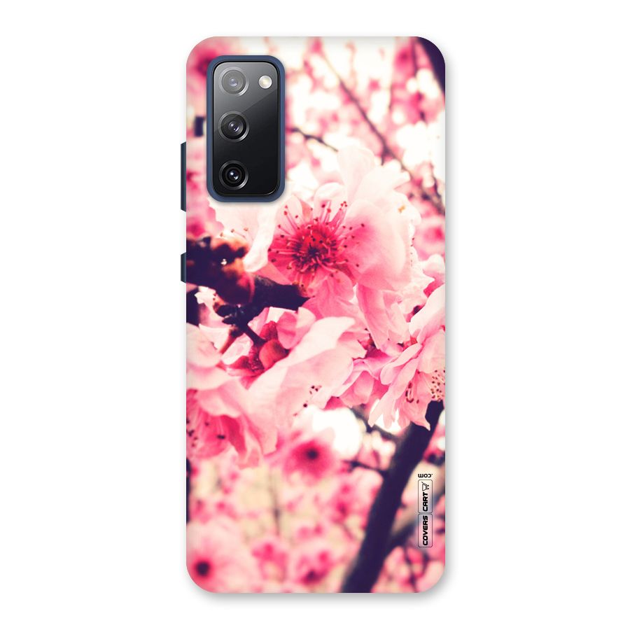 Pretty Pink Flowers Back Case for Galaxy S20 FE