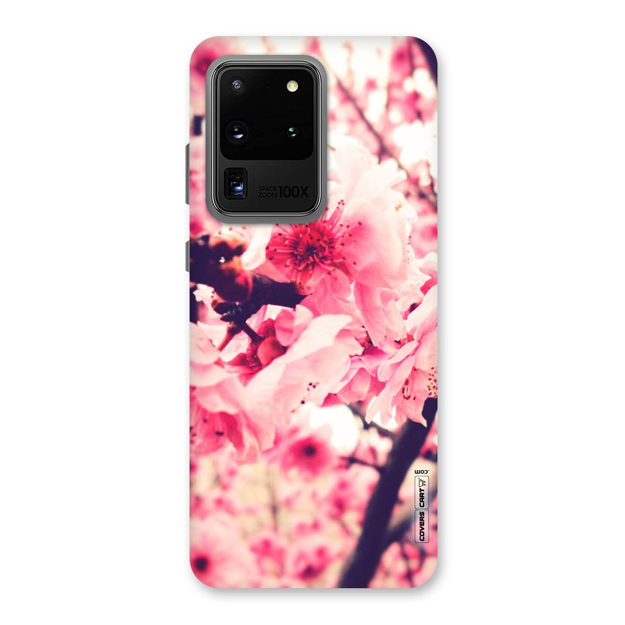 Pretty Pink Flowers Back Case for Galaxy S20 Ultra