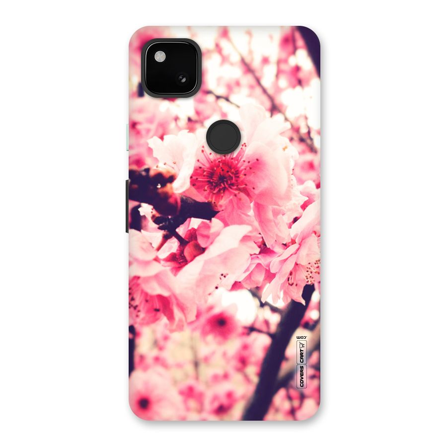 Pretty Pink Flowers Back Case for Google Pixel 4a