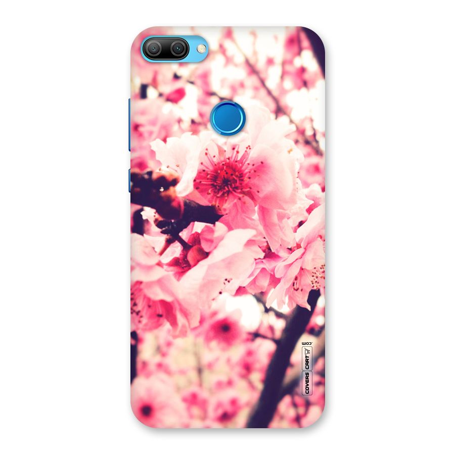 Pretty Pink Flowers Back Case for Honor 9N