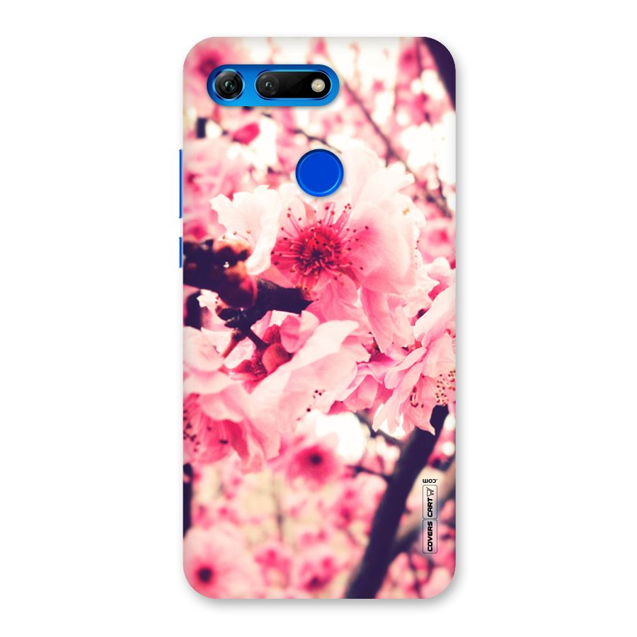 Pretty Pink Flowers Back Case for Honor View 20