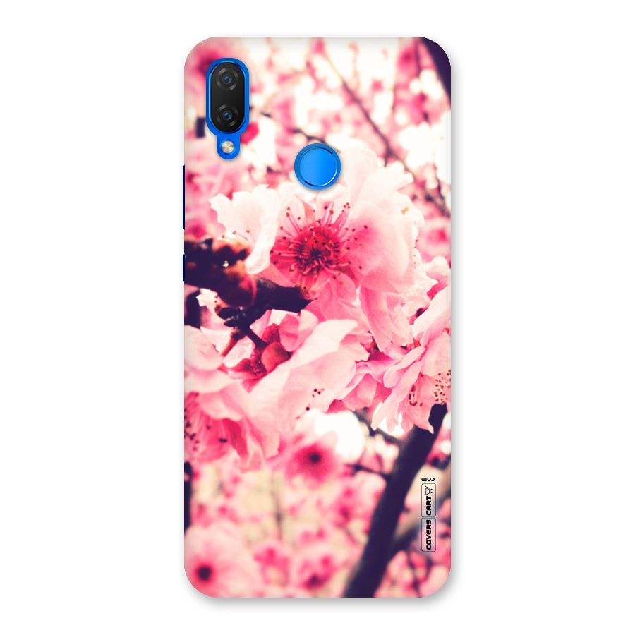 Pretty Pink Flowers Back Case for Huawei P Smart+