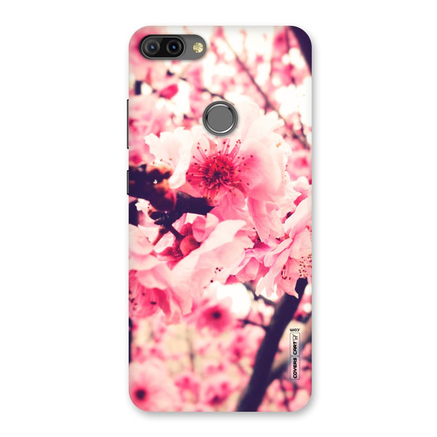 Pretty Pink Flowers Back Case for Infinix Hot 6 Pro