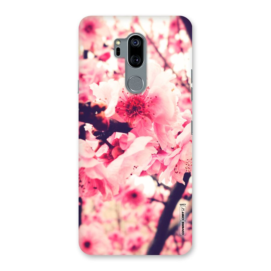 Pretty Pink Flowers Back Case for LG G7
