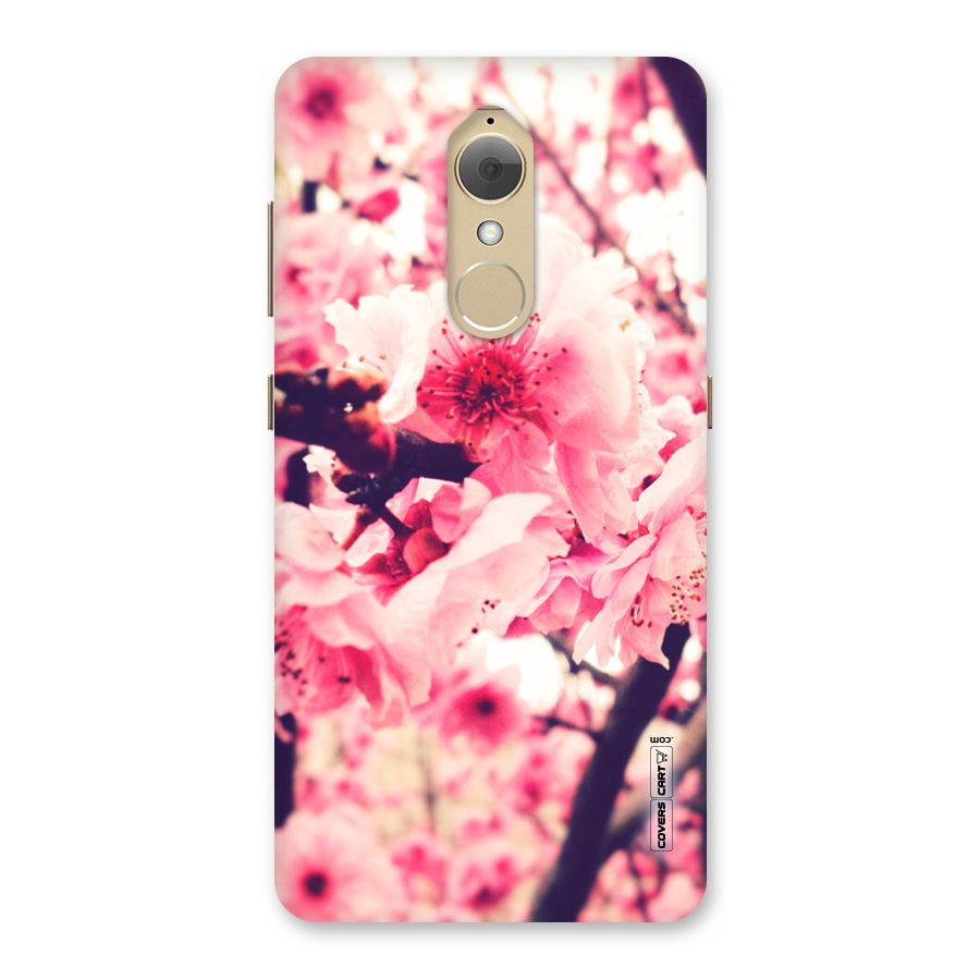 Pretty Pink Flowers Back Case for Lenovo K8